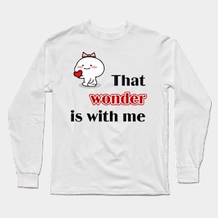 That wonder(white version) Long Sleeve T-Shirt